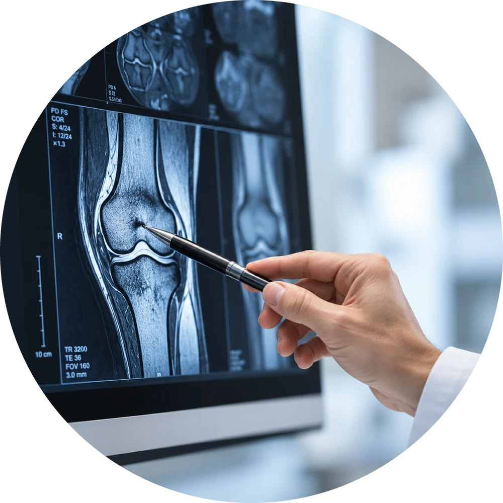 Estudio por imágenes de rodilla